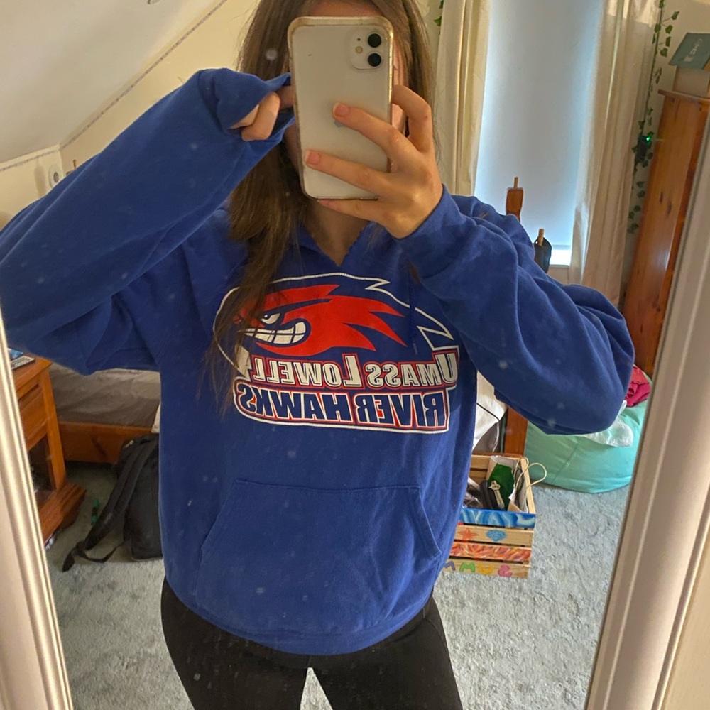 Champion Blue Graphic Hoodie